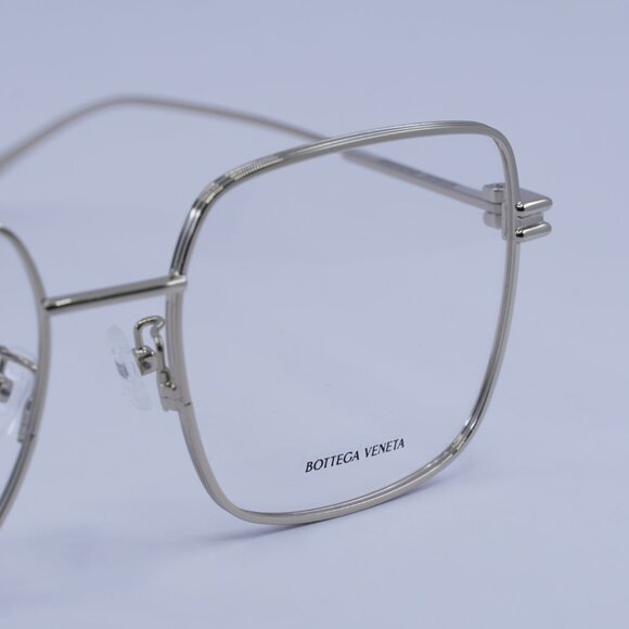 Bottega Veneta BV1049O 002 Eyeglasses Gold 56mm Square Frame - Picture 4 of 11